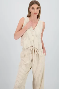 Shasa Striped Vest