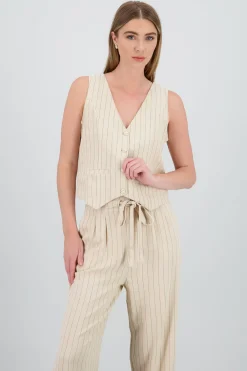 Shasa Striped Vest