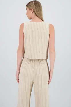 Shasa Striped Vest