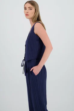 Shasa Striped Vest