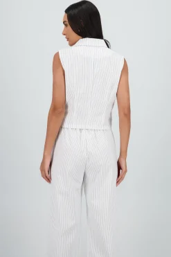 Shasa Striped Vest