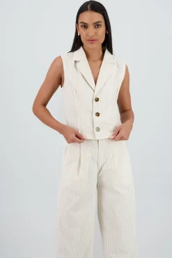 Shasa Striped Vest