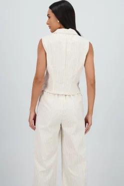 Shasa Striped Vest