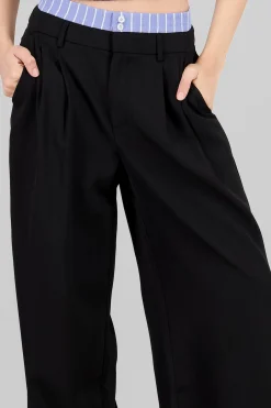 Shasa Striped Waistband Pants