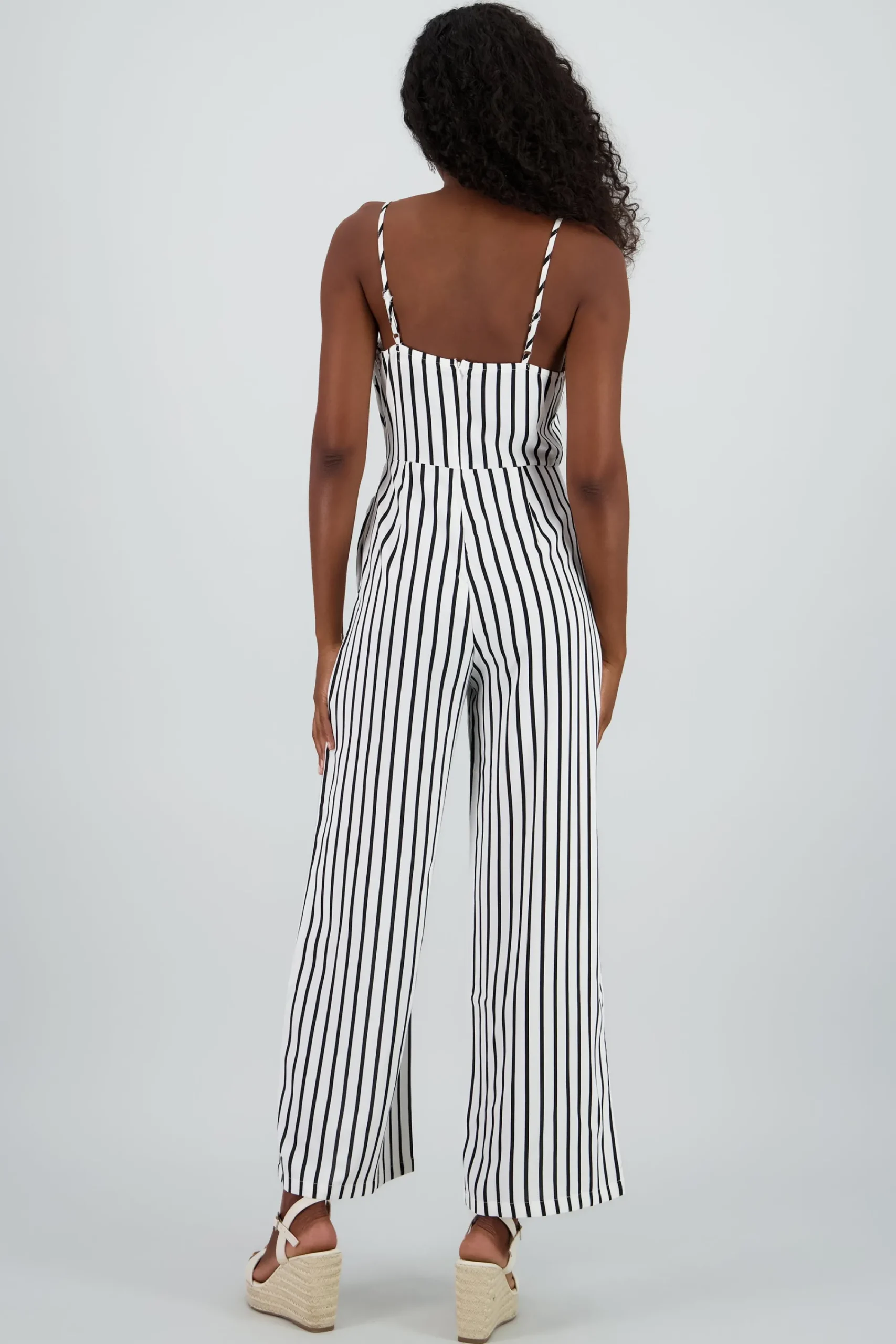 Shasa Striped Wide Leg Jumpsuit