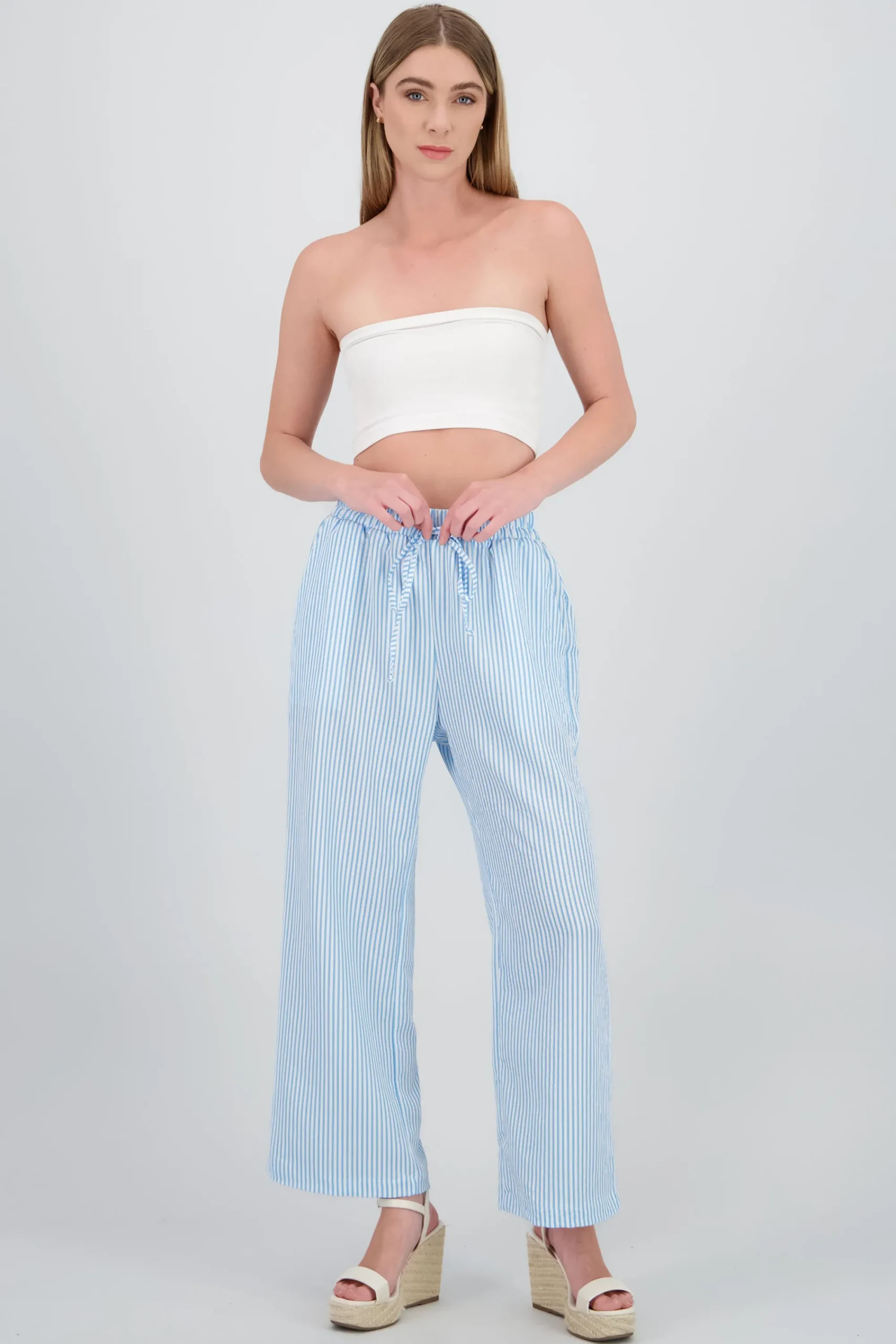 Shasa Striped Wide Leg Pants