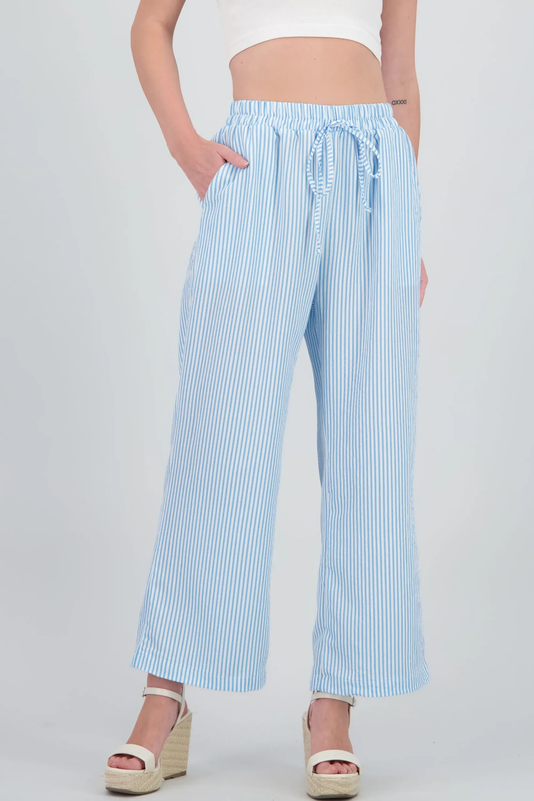 Shasa Striped Wide Leg Pants