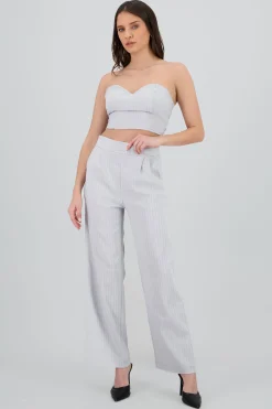 Shasa Striped Wide Leg Pants