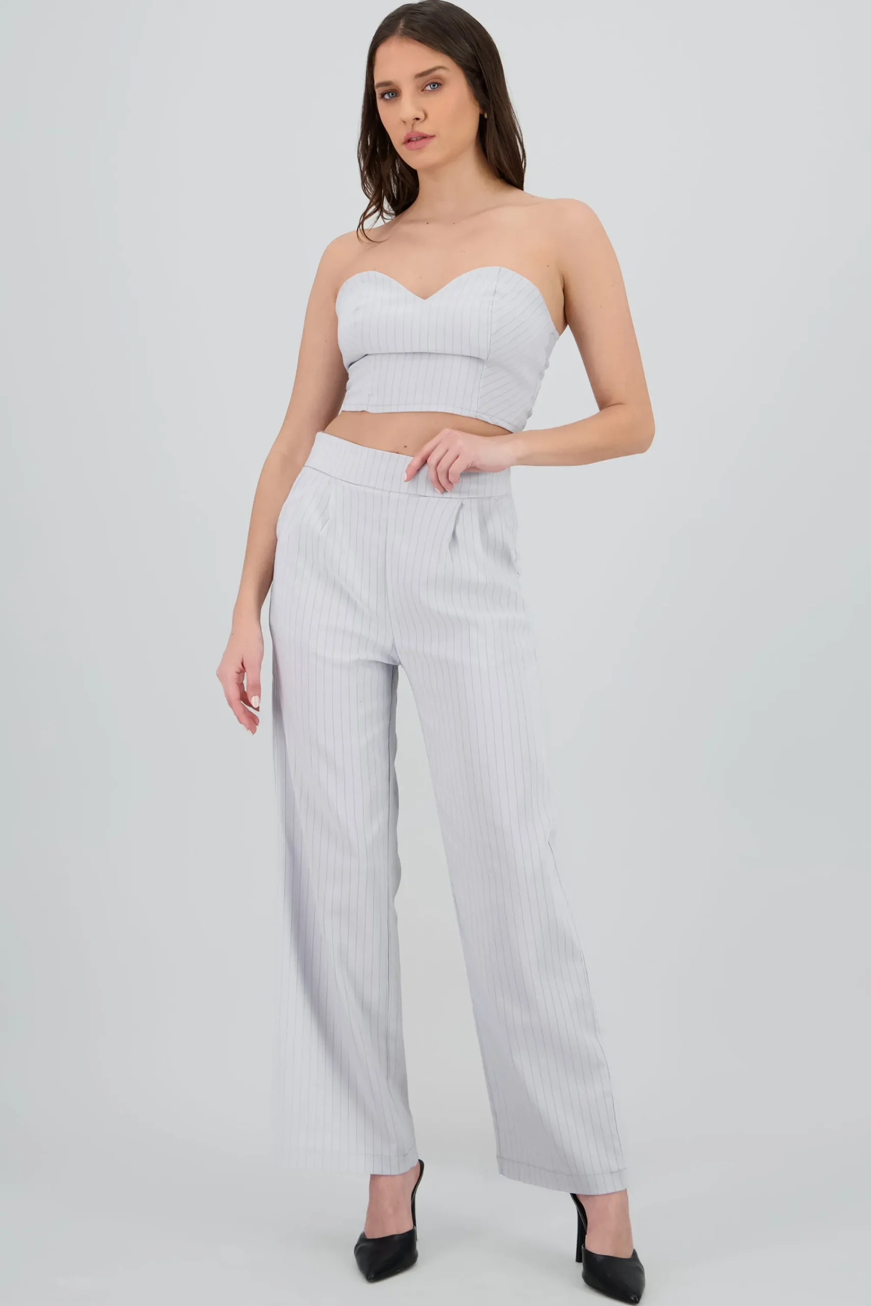 Shasa Striped Wide Leg Pants