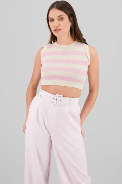 Shasa Stripped Woven Top