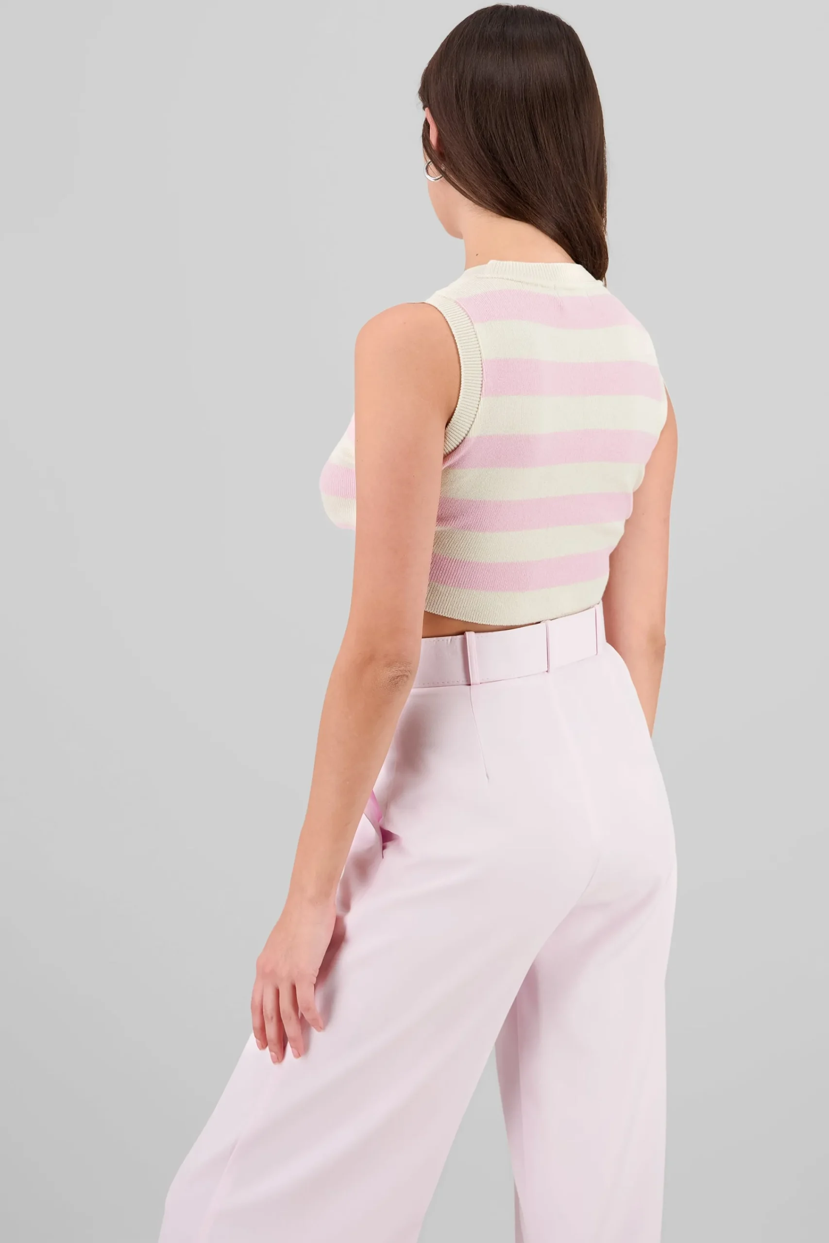 Shasa Stripped Woven Top