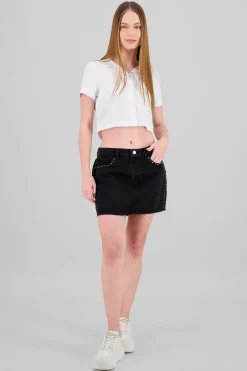 Shasa Studded Mini Skirt