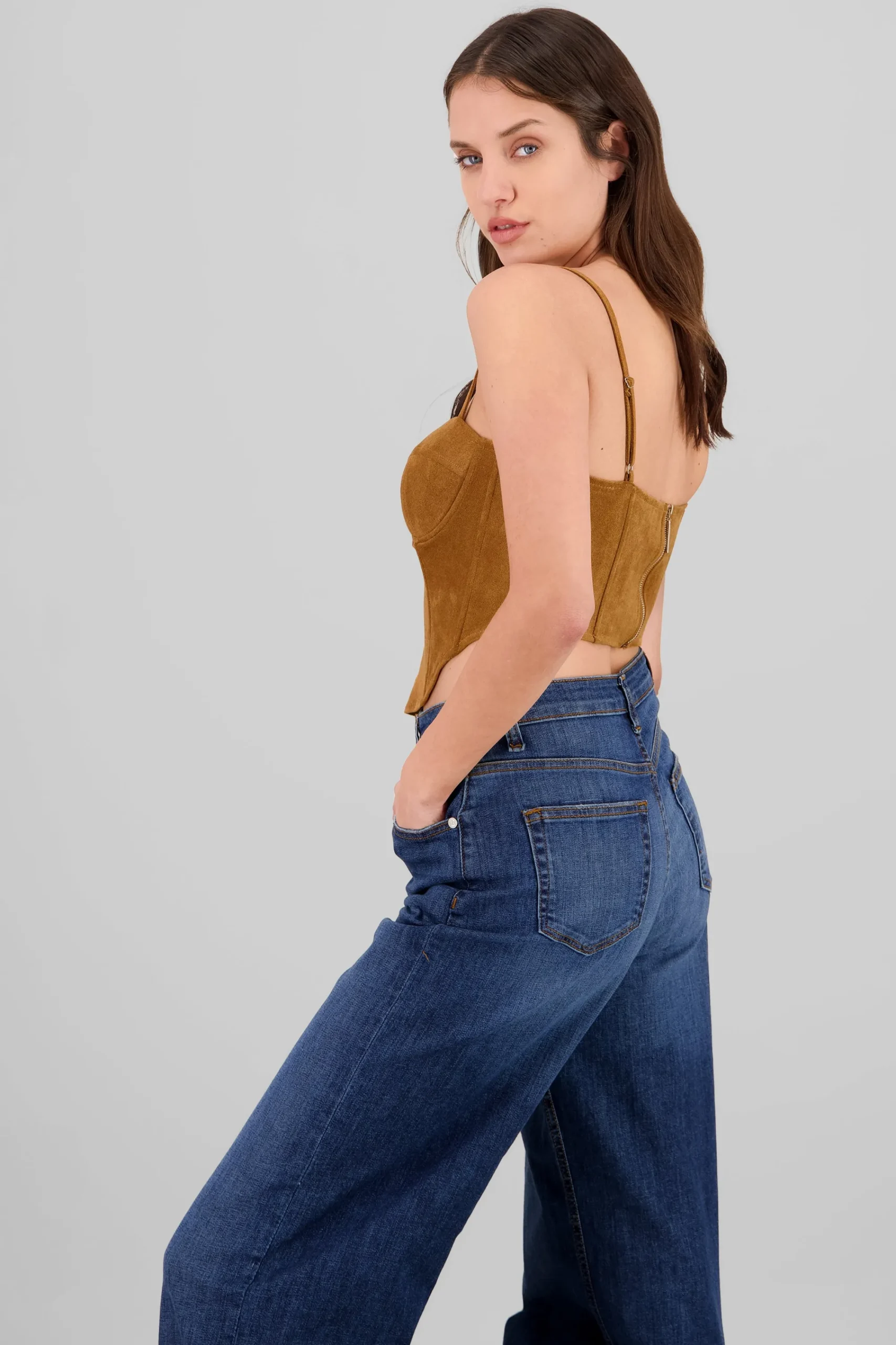 Shasa Suede Corset