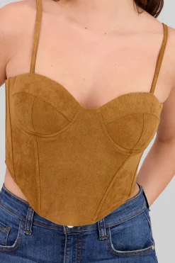 Shasa Suede Corset