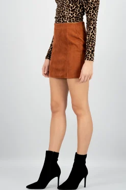 Shasa Suede Mini Skirt