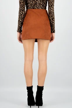 Shasa Suede Mini Skirt