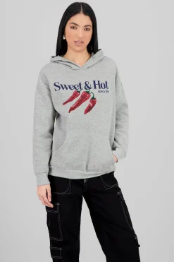 Shasa Sweet & Hot Print Sweatshirt