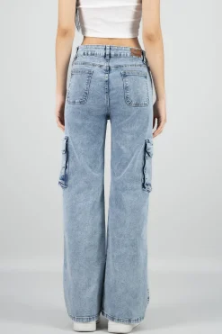 Shasa Symmetrical Two Pocket Cargo Jeans