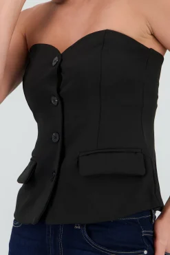 Shasa Tailored Bandeau Top