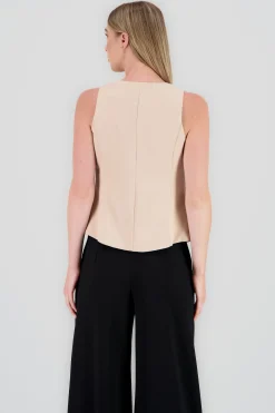 Shasa Tailored Button Vest