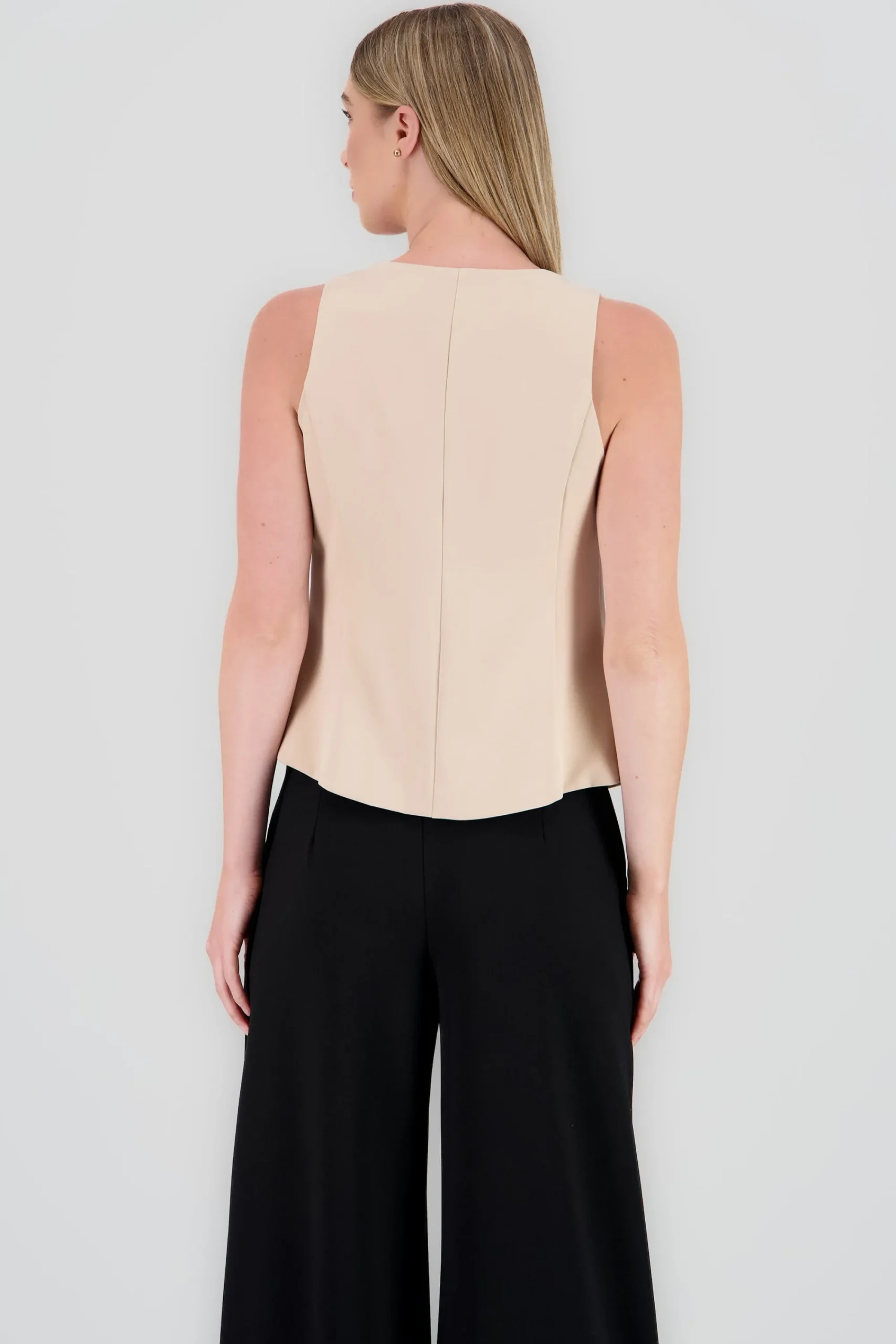 Shasa Tailored Button Vest