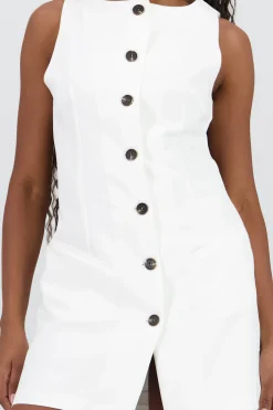 Shasa Tailored Buttoned Dress