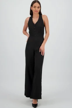 Shasa Tailored Halter Jumpsuit