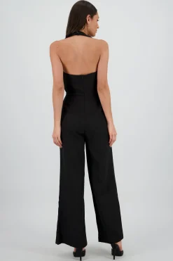 Shasa Tailored Halter Jumpsuit