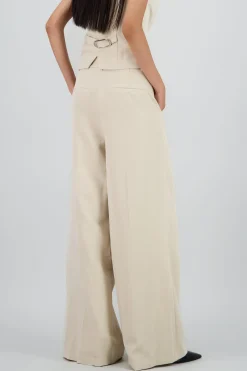 Shasa Tailored Pants with Buttons