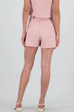 Shasa Tailored Skort with Belt Detail