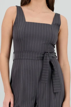 Shasa Tailored Spaghetti Strap Jumpsuit