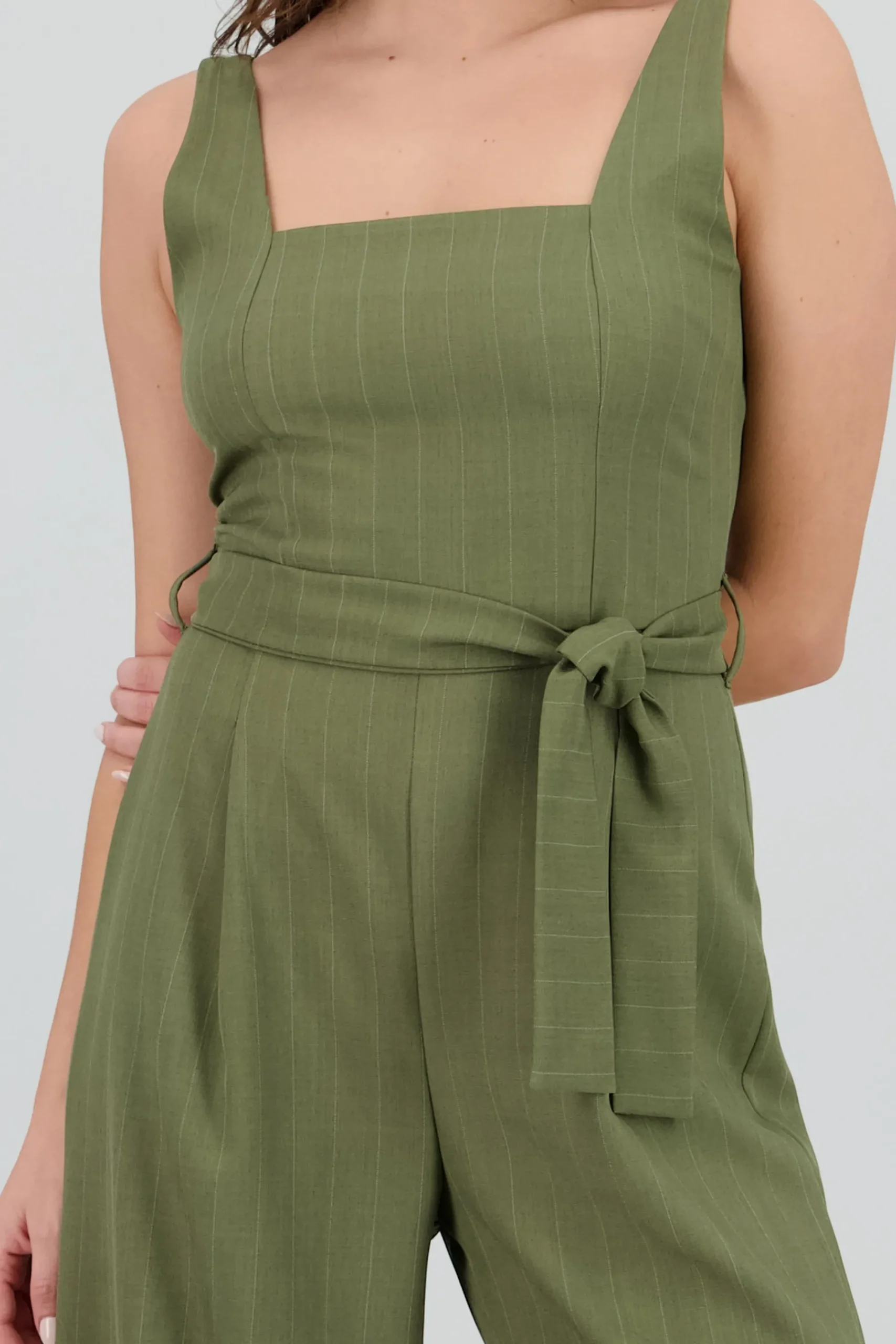 Shasa Tailored Spaghetti Strap Jumpsuit