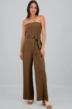 Shasa Tailored Strapless Jumpsuit