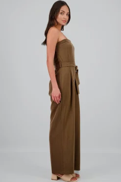 Shasa Tailored Strapless Jumpsuit