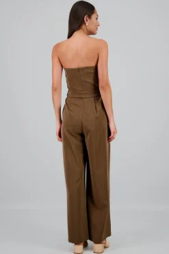 Shasa Tailored Strapless Jumpsuit