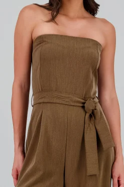 Shasa Tailored Strapless Jumpsuit