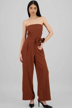 Shasa Tailored Strapless Jumpsuit