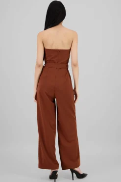 Shasa Tailored Strapless Jumpsuit