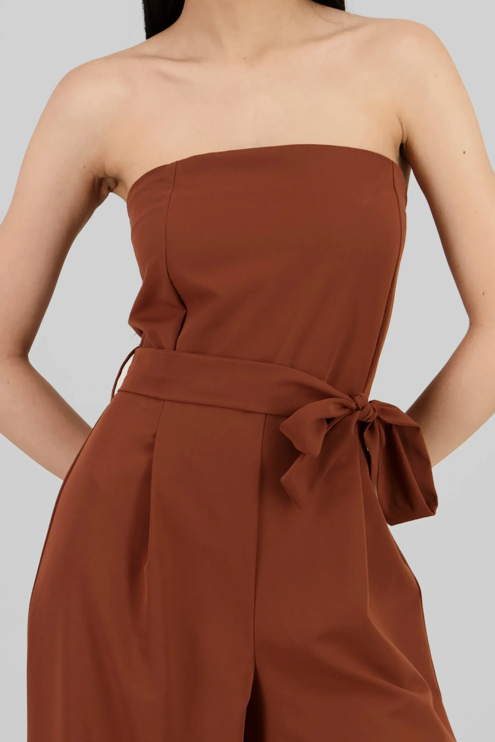 Shasa Tailored Strapless Jumpsuit