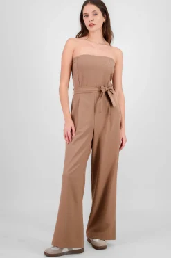 Shasa Tailored Strapless Jumpsuit