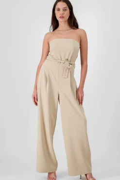 Shasa Tailored Strapless Jumpsuit