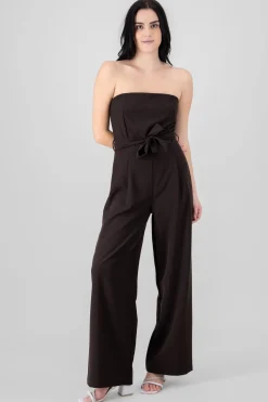 Shasa Tailored Strapless Jumpsuit