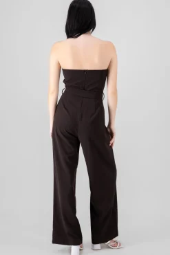 Shasa Tailored Strapless Jumpsuit