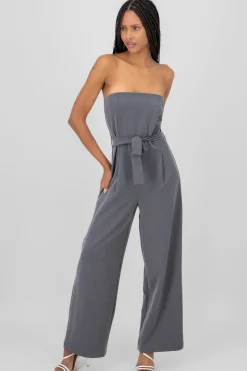 Shasa Tailored Strapless Jumpsuit