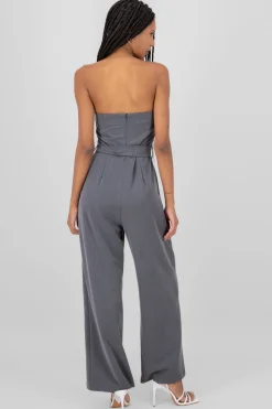 Shasa Tailored Strapless Jumpsuit
