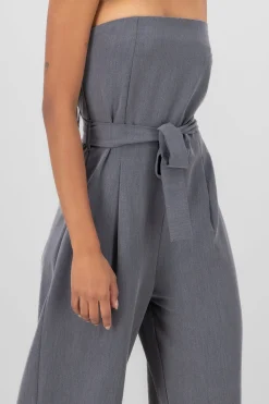 Shasa Tailored Strapless Jumpsuit