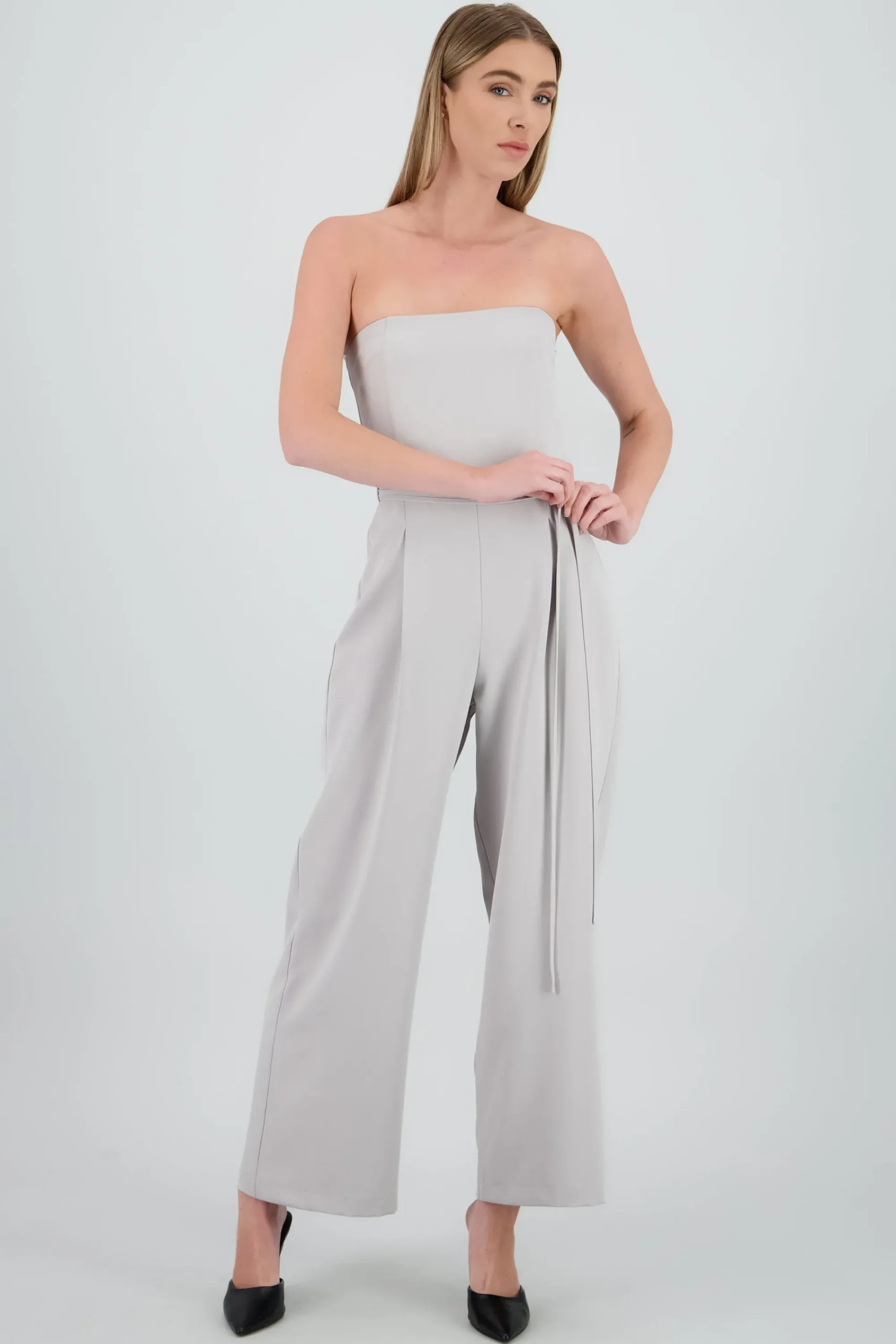 Shasa Tailored Strapless Jumpsuit
