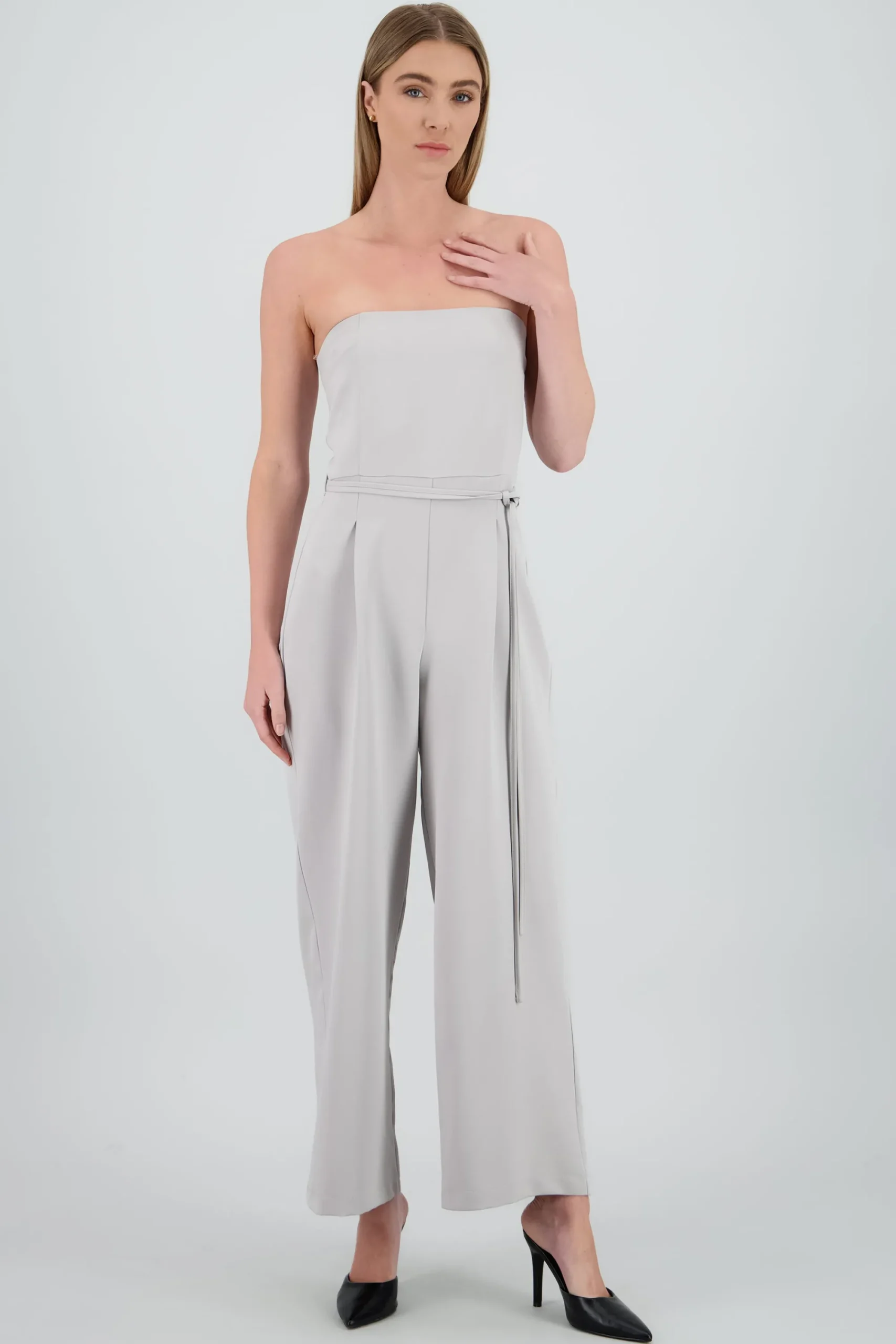 Shasa Tailored Strapless Jumpsuit