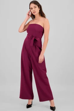 Shasa Tailored Strapless Jumpsuit