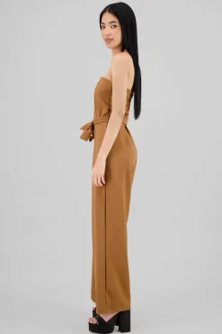 Shasa Tailored Strapless Jumpsuit